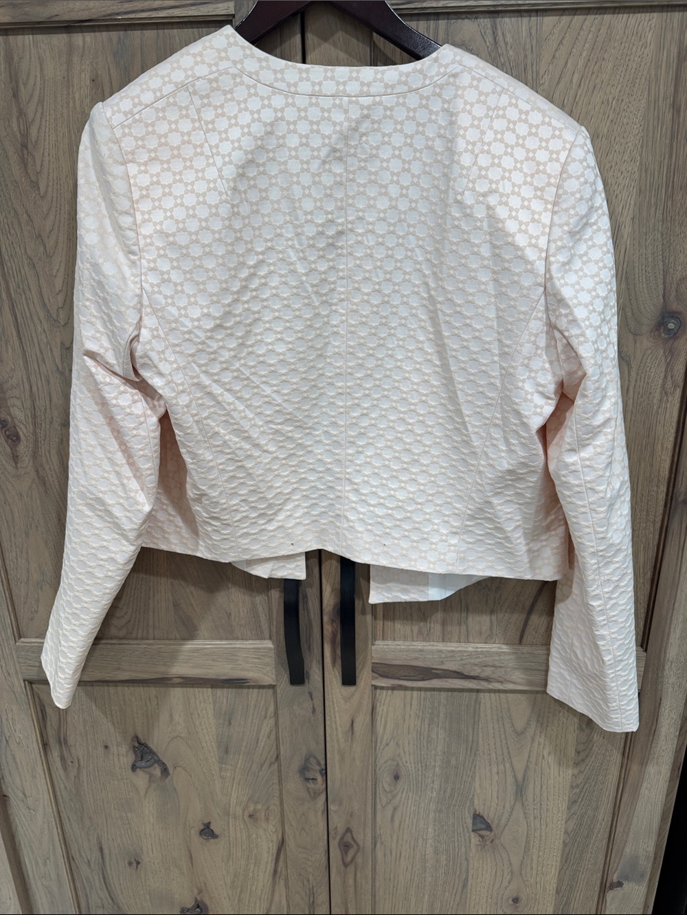 Comma Cream Textured Open-Front Jacket - Picture 3 of 3
